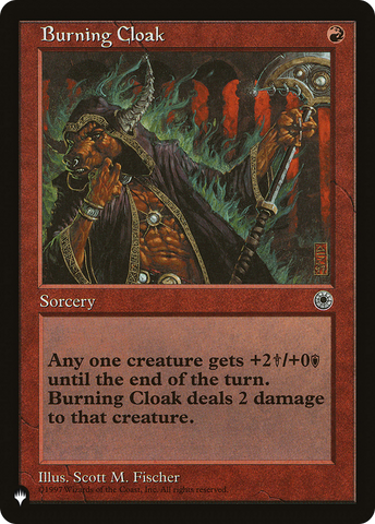 Burning Cloak [The List] Magic: The Gathering