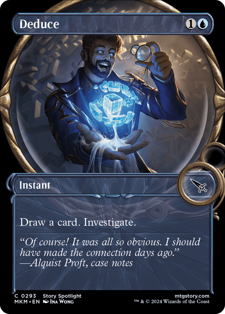 Deduce (Showcase) [Murders at Karlov Manor] Magic: The Gathering