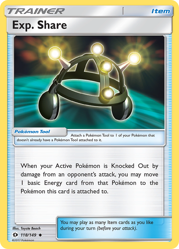 Exp. Share (118/149) [Sun & Moon: Base Set] Pokémon