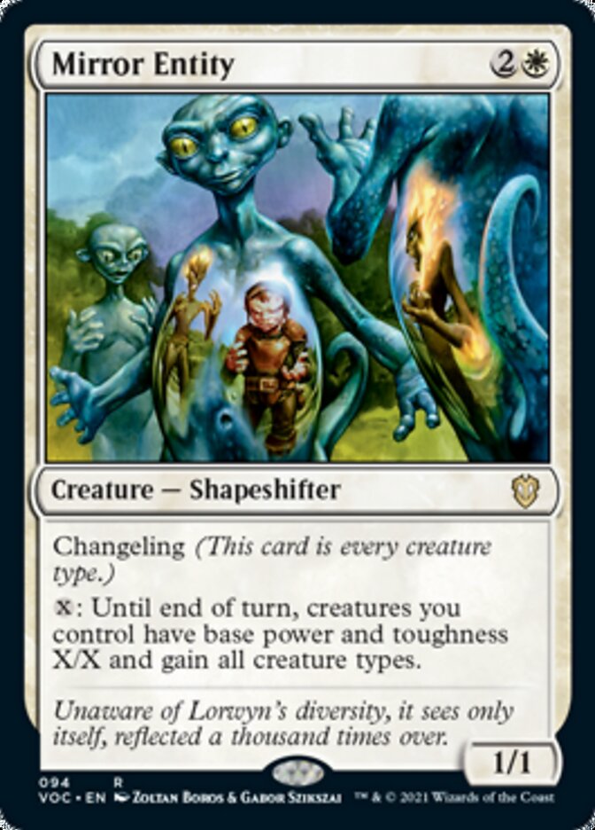 Mirror Entity [Innistrad: Crimson Vow Commander] Magic: The Gathering
