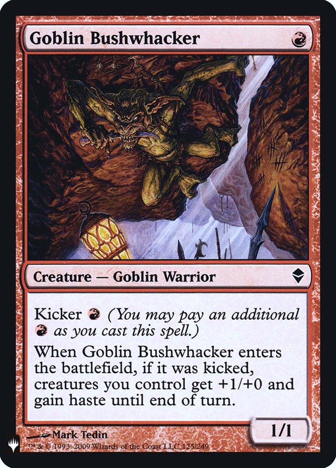 Goblin Bushwhacker [Mystery Booster] Magic: The Gathering