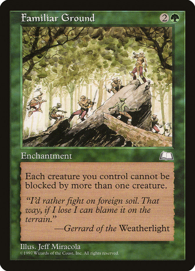 Familiar Ground [Weatherlight] Magic: The Gathering