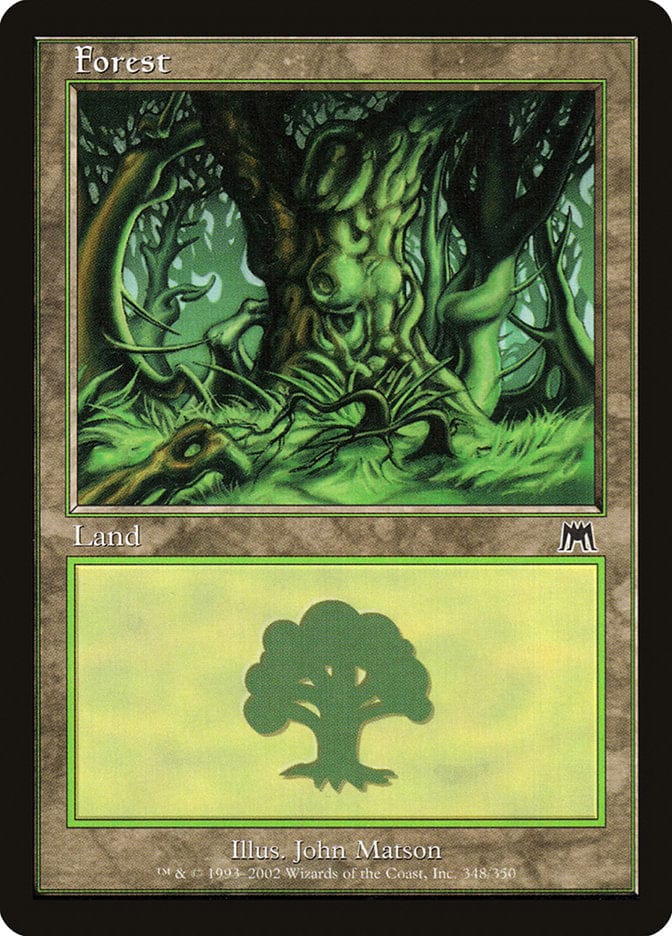 Forest (348) [Onslaught] Magic: The Gathering