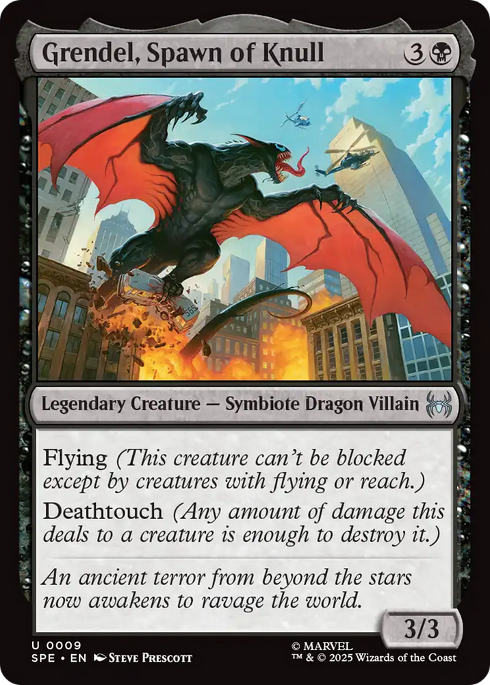 Grendel, Spawn of Knull [Marvel's Spider-Man: Eternal-Legal] Magic: The Gathering