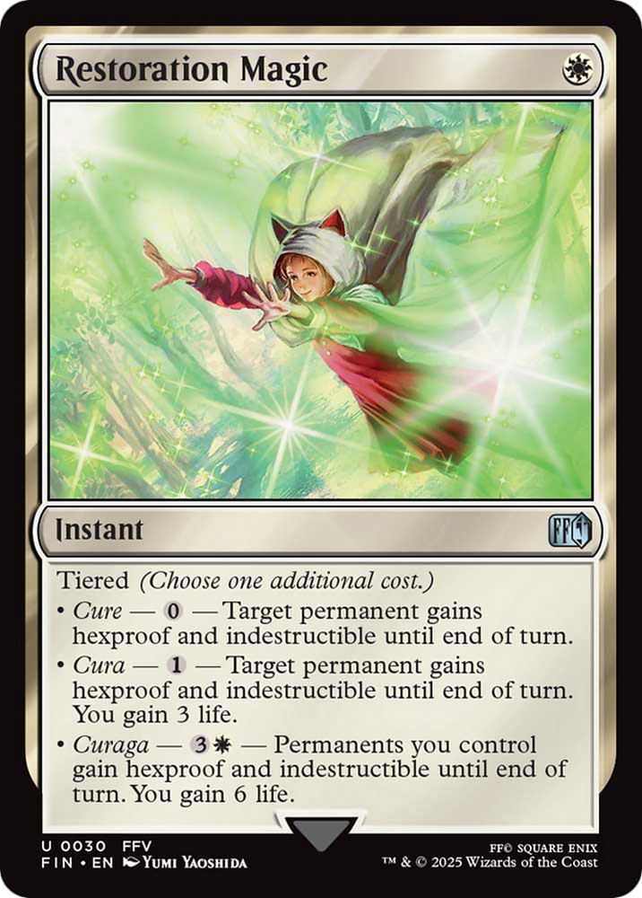 Restoration Magic [FINAL FANTASY] Magic: The Gathering
