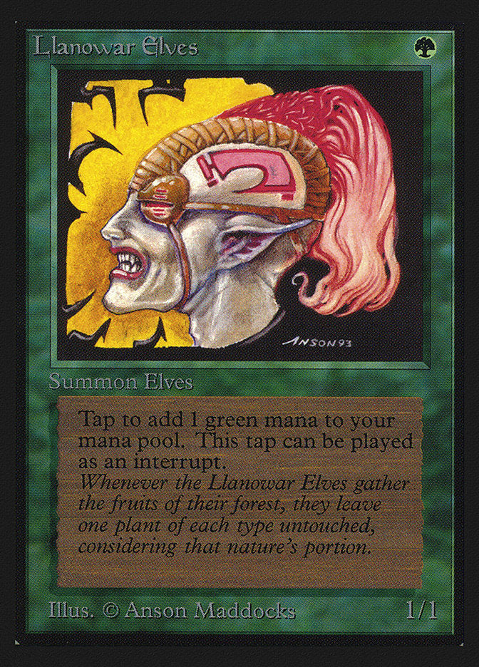 Llanowar Elves [International Collectors' Edition] Magic: The Gathering