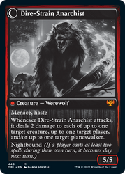 Volatile Arsonist // Dire-Strain Anarchist [Innistrad: Double Feature] Magic: The Gathering