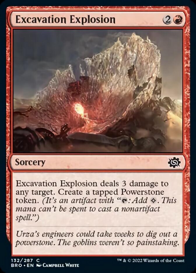 Excavation Explosion [The Brothers' War] Magic: The Gathering