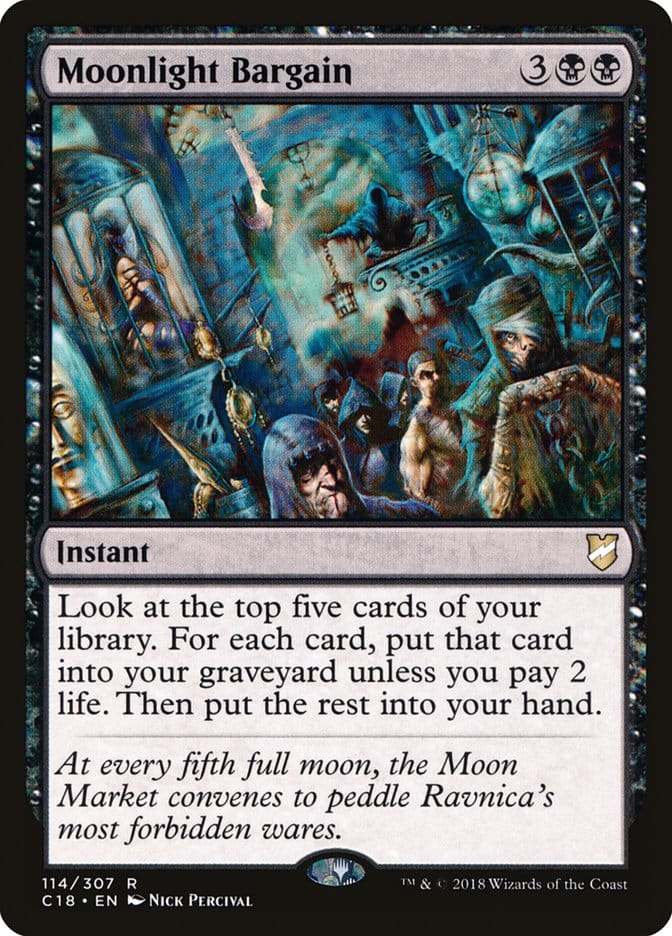 Moonlight Bargain [Commander 2018] Magic: The Gathering