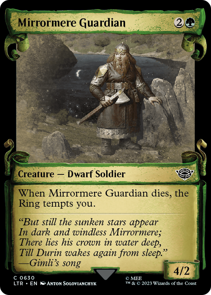 Mirrormere Guardian [The Lord of the Rings: Tales of Middle-Earth Showcase Scrolls] Magic: The Gathering