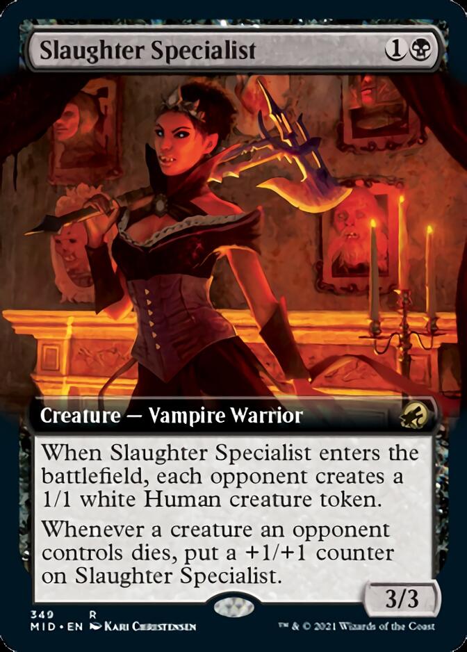 Slaughter Specialist (Extended Art) [Innistrad: Midnight Hunt] Magic: The Gathering