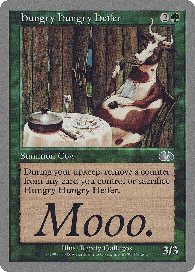 Hungry Hungry Heifer [Unglued] Magic: The Gathering