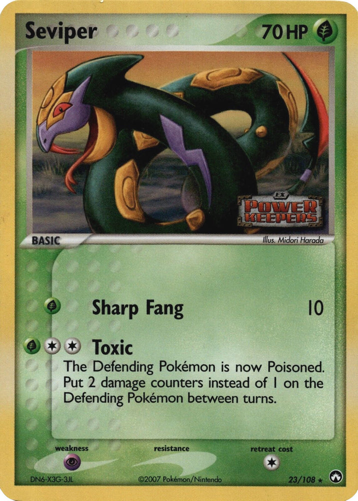 Seviper (23/108) (Stamped) [EX: Power Keepers] Pokémon