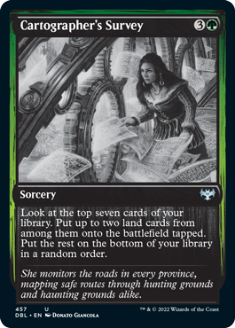 Cartographer's Survey [Innistrad: Double Feature] Magic: The Gathering