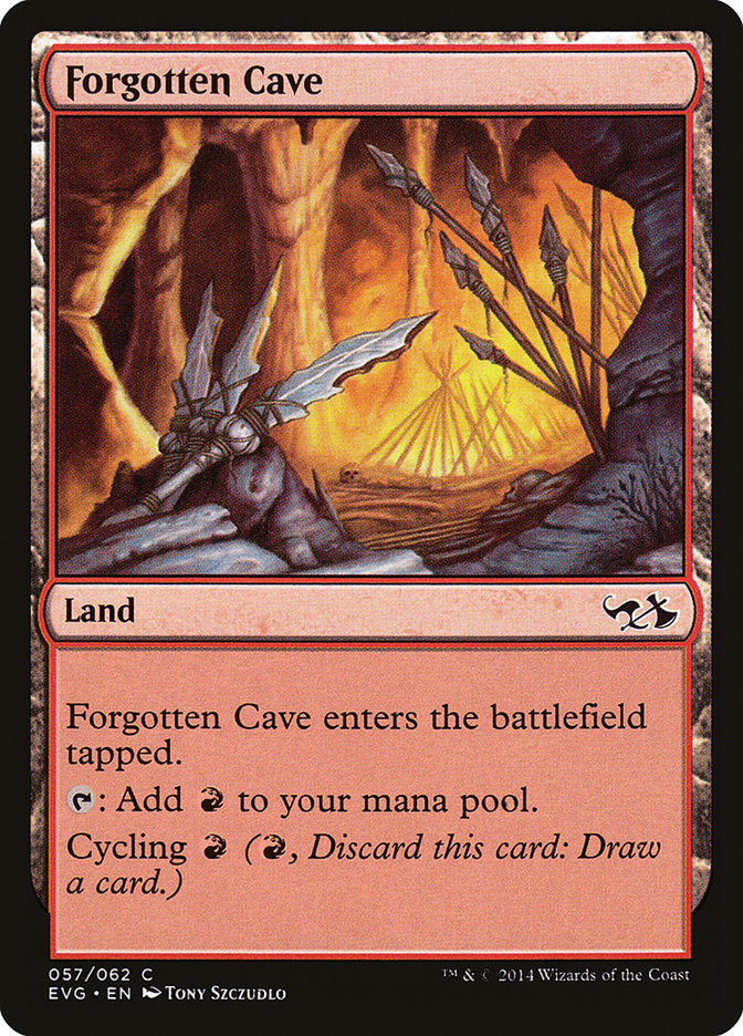 Forgotten Cave (Elves vs. Goblins) [Duel Decks Anthology] Magic: The Gathering