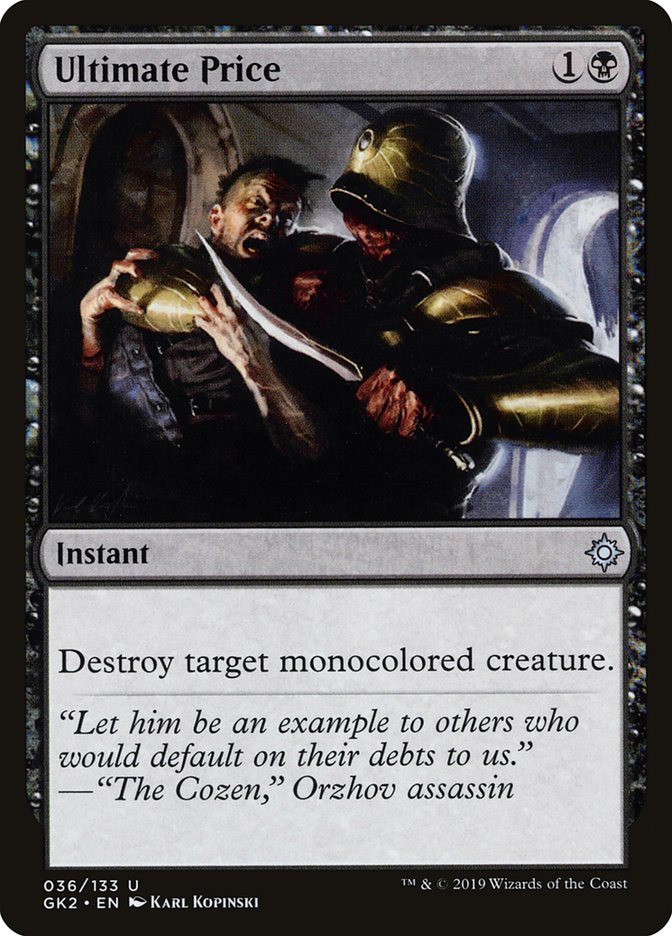 Ultimate Price [Ravnica Allegiance Guild Kit] Magic: The Gathering
