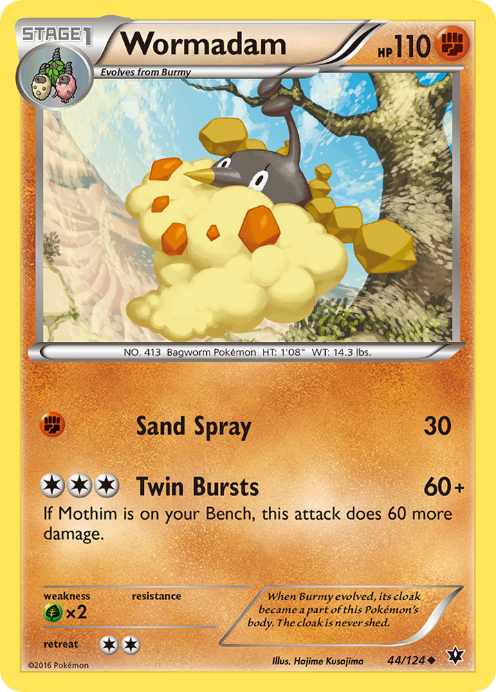 Wormadam (44/124) [XY: Fates Collide] Pokémon