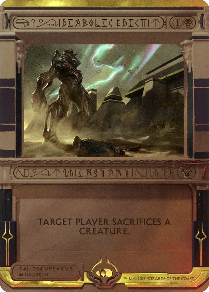Diabolic Edict (Invocation) [Amonkhet Invocations] Magic: The Gathering