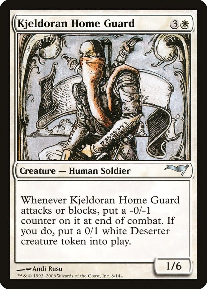 Kjeldoran Home Guard [Coldsnap Theme Decks] Magic: The Gathering
