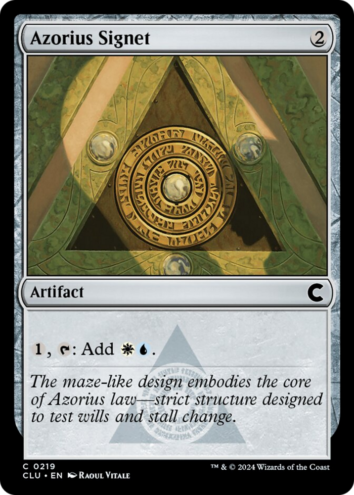 Azorius Signet [Ravnica: Clue Edition] Magic: The Gathering