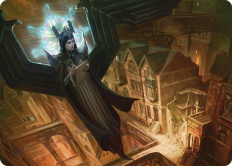 Angelic Sleuth Art Card [Streets of New Capenna Art Series] Magic: The Gathering