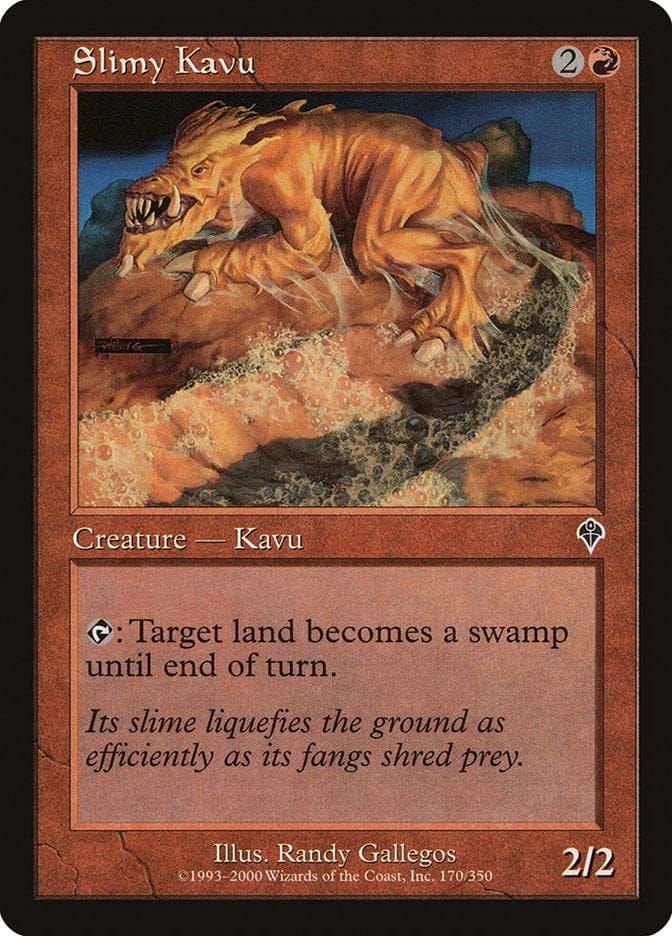 Slimy Kavu [Invasion] Magic: The Gathering