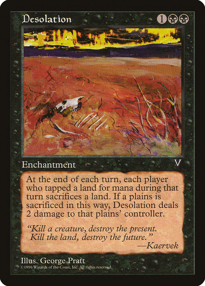 Desolation [Visions] Magic: The Gathering