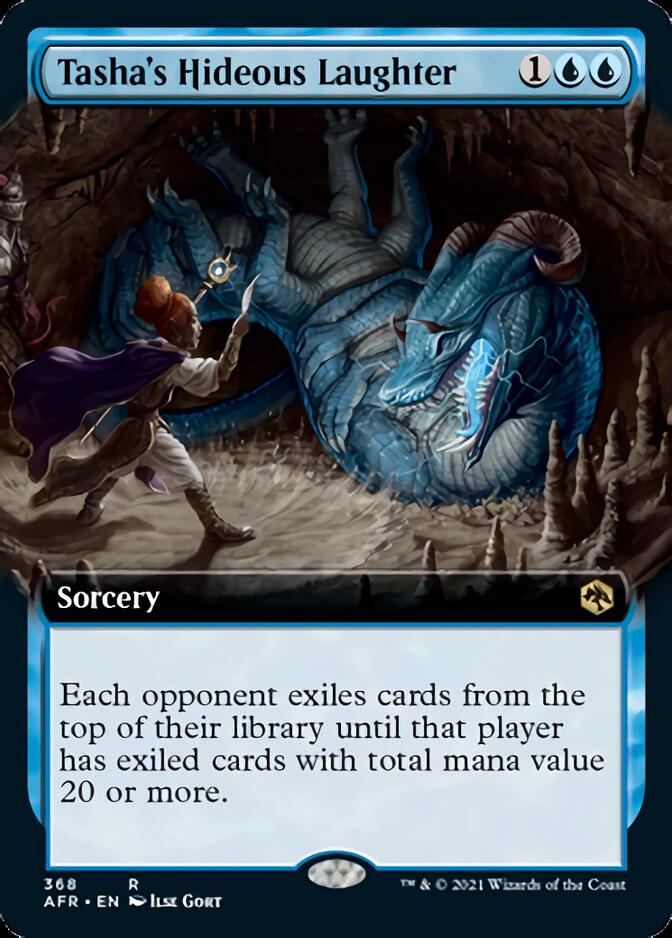 Tasha's Hideous Laughter (Extended Art) [Dungeons & Dragons: Adventures in the Forgotten Realms] Magic: The Gathering