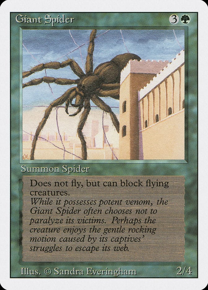 Giant Spider [Revised Edition] Magic: The Gathering