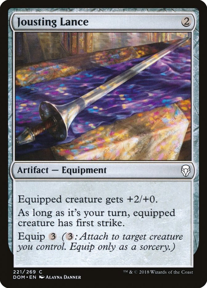 Jousting Lance [Dominaria] Magic: The Gathering