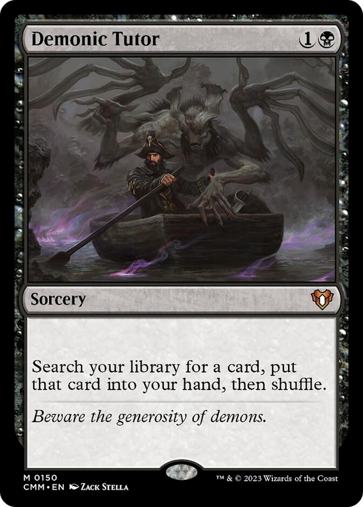 Demonic Tutor [Commander Masters] Magic: The Gathering