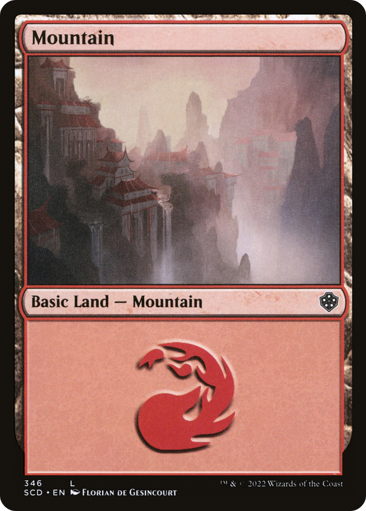 Mountain (346) [Starter Commander Decks] Magic: The Gathering