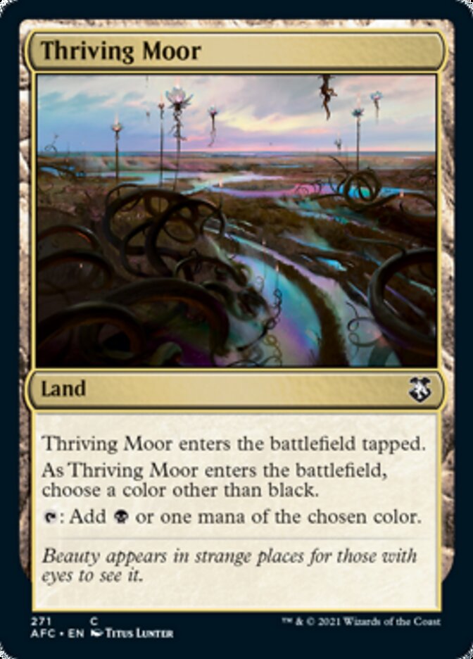 Thriving Moor [Dungeons & Dragons: Adventures in the Forgotten Realms Commander] Magic: The Gathering