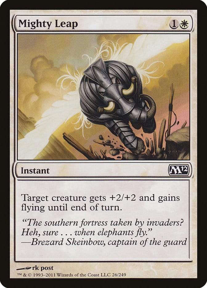 Mighty Leap [Magic 2012] Magic: The Gathering