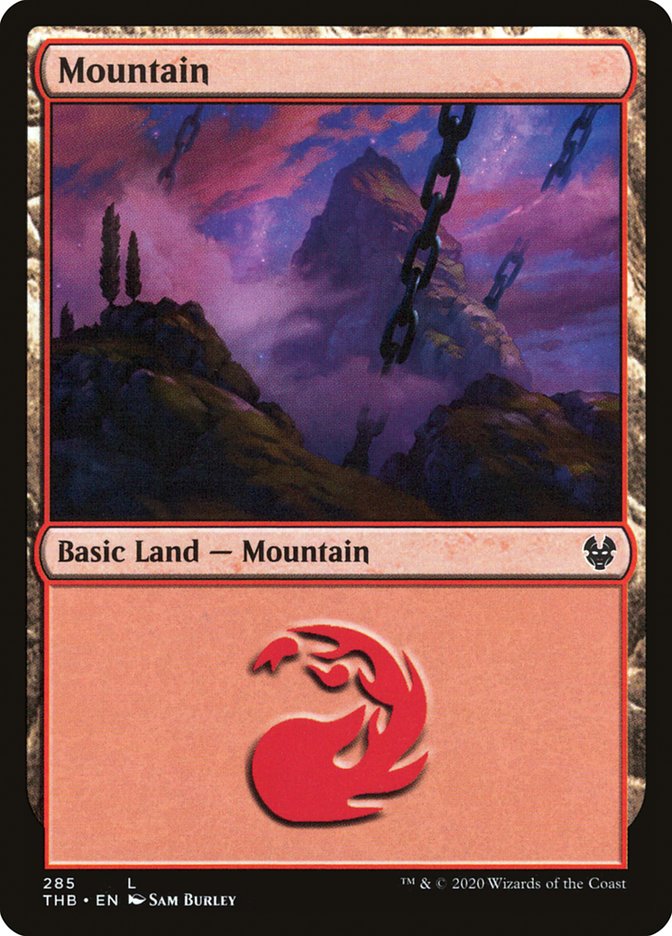 Mountain (285) [Theros Beyond Death] Magic: The Gathering
