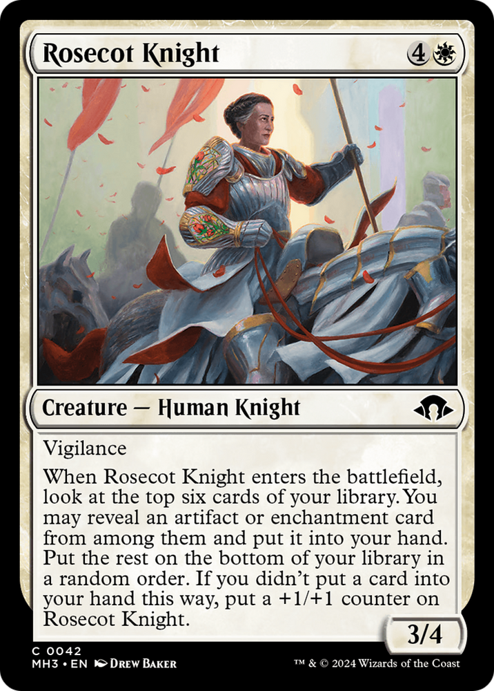 Rosecot Knight [Modern Horizons 3] Magic: The Gathering