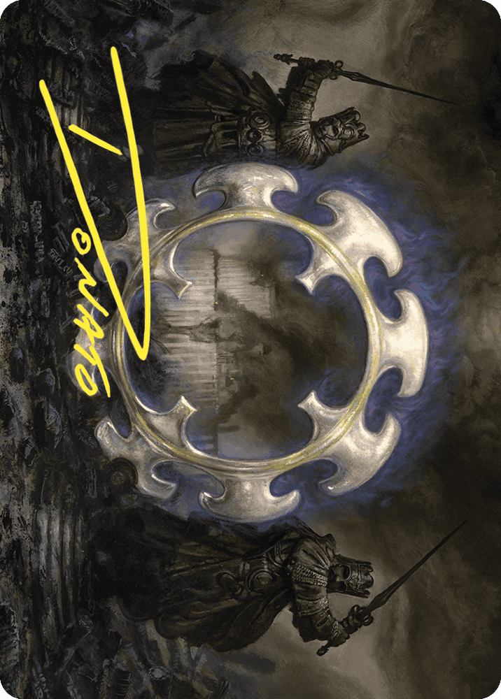 Court of Ardenvale Art Card (Gold-Stamped Signature) [Wilds of Eldraine Art Series] Magic: The Gathering