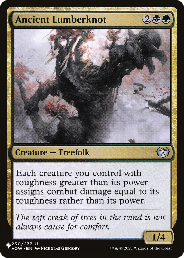 Ancient Lumberknot [The List] Magic: The Gathering