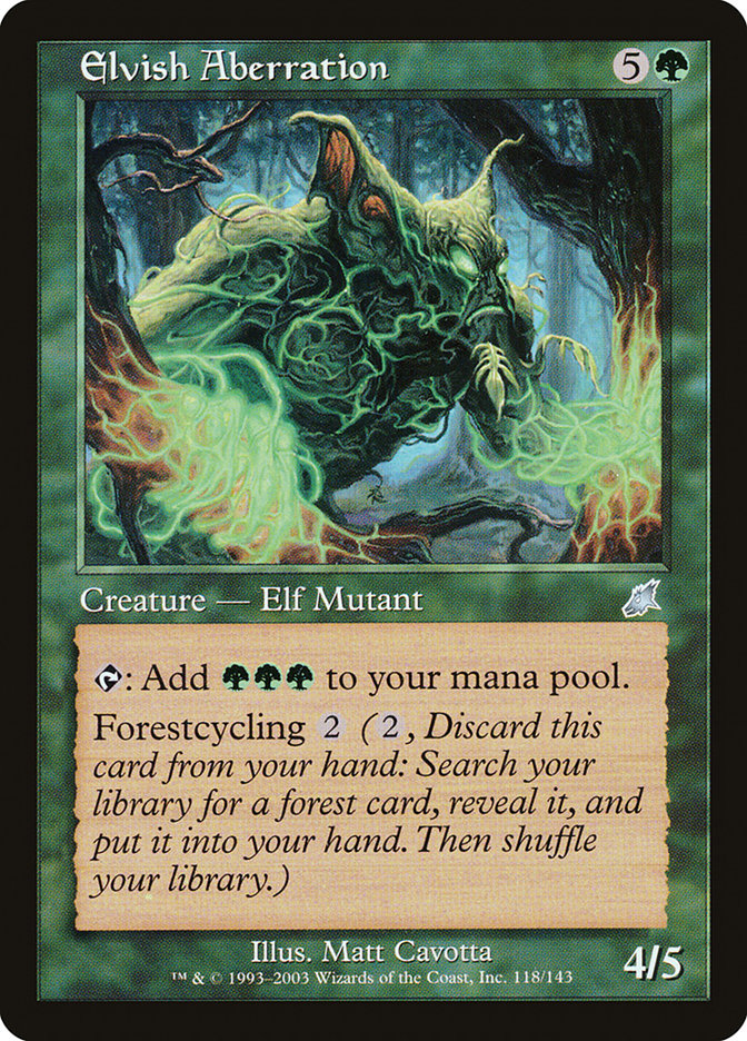 Elvish Aberration [Scourge] Magic: The Gathering