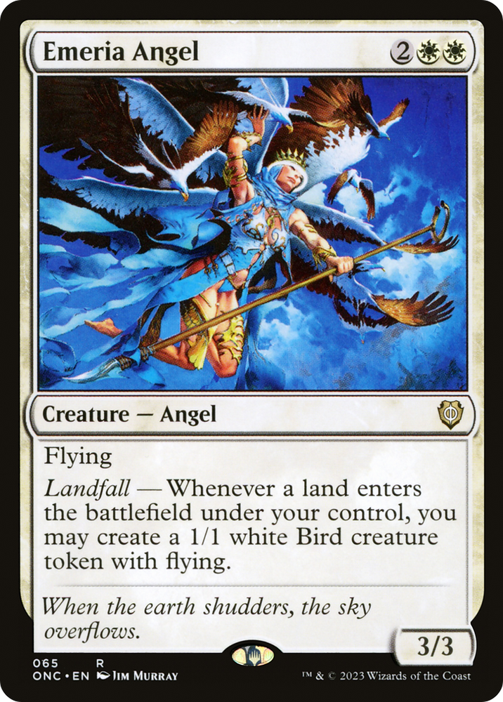 Emeria Angel [Phyrexia: All Will Be One Commander] Magic: The Gathering