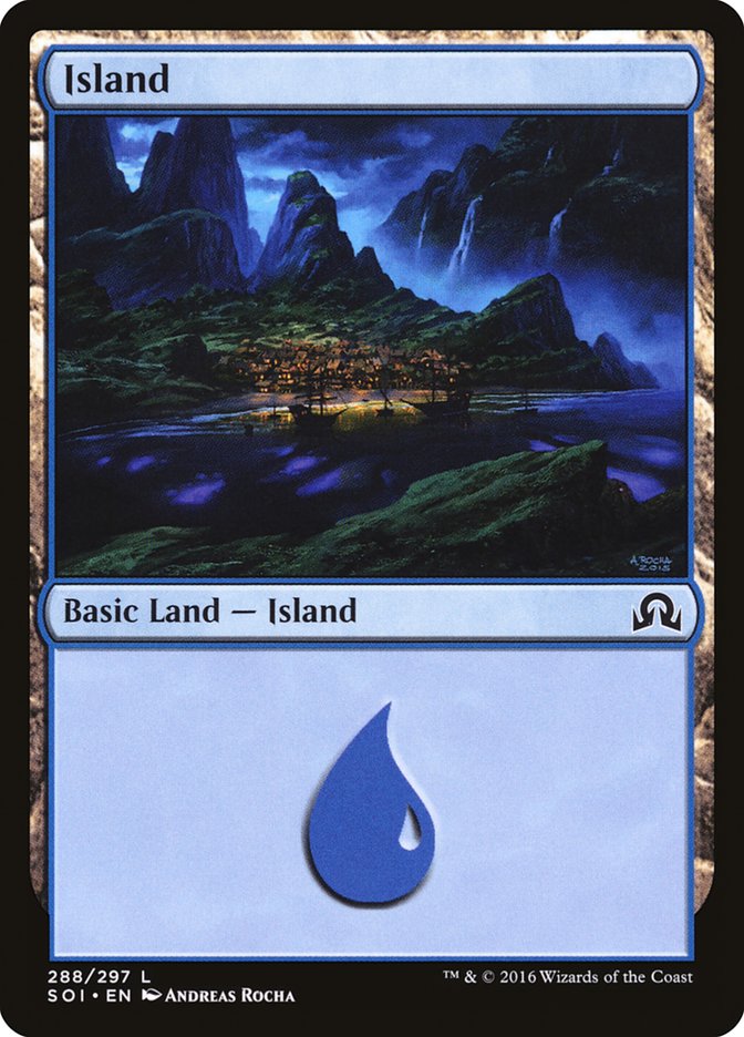 Island (288) [Shadows over Innistrad] Magic: The Gathering