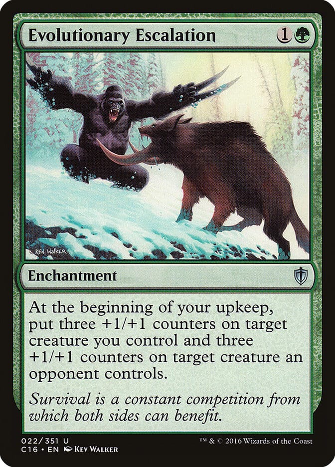 Evolutionary Escalation [Commander 2016] Magic: The Gathering