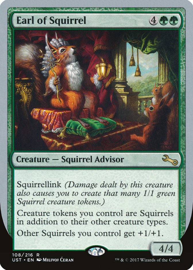 Earl of Squirrel [Unstable] Magic: The Gathering