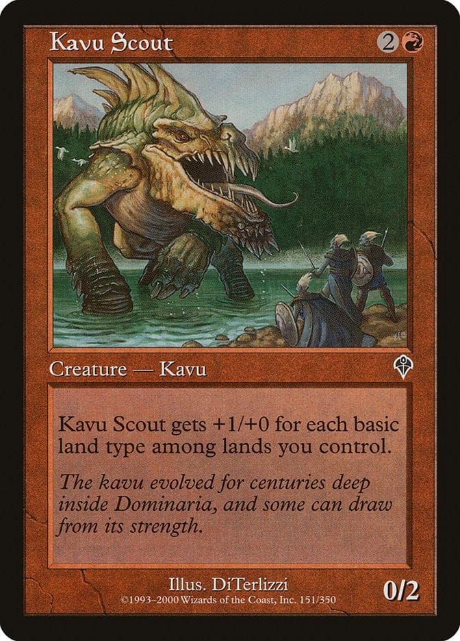 Kavu Scout [Invasion] Magic: The Gathering