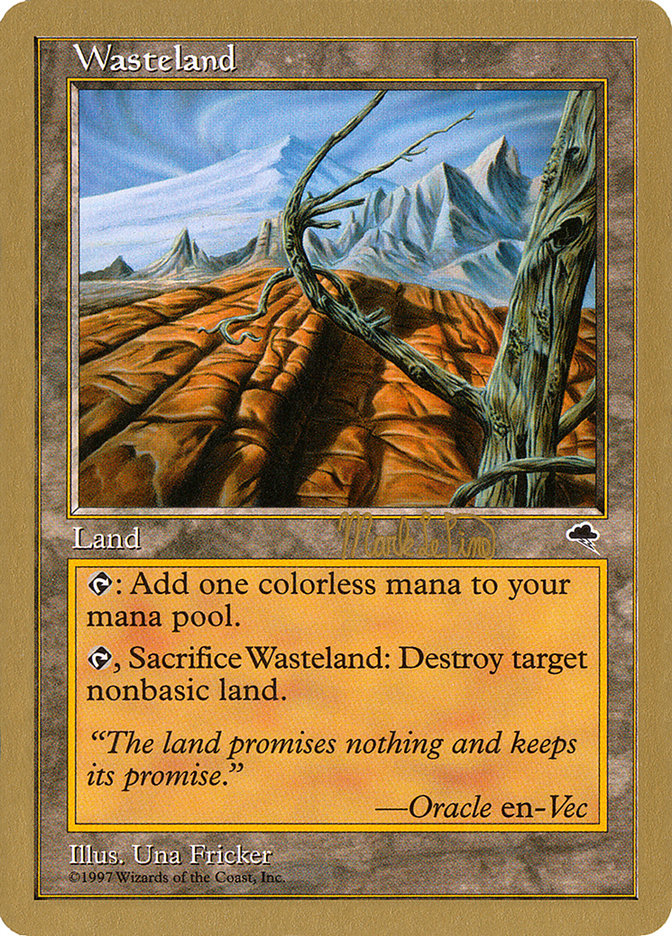 Wasteland (Mark Le Pine) [World Championship Decks 1999] Magic: The Gathering