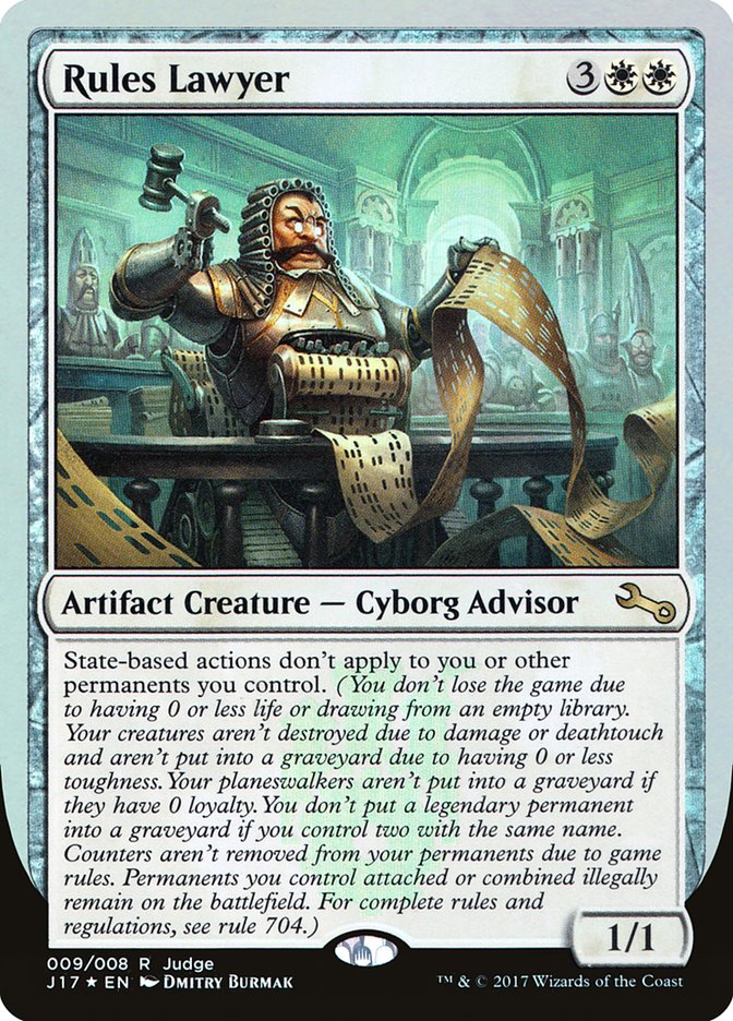 Rules Lawyer [Judge Gift Cards 2017] Magic: The Gathering
