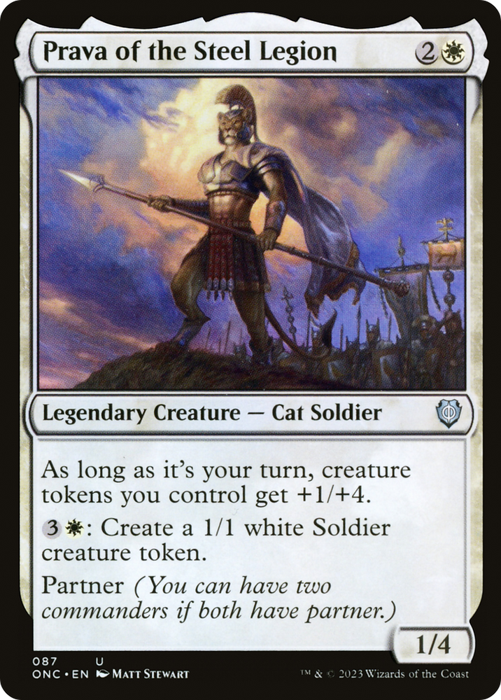 Prava of the Steel Legion [Phyrexia: All Will Be One Commander] Magic: The Gathering
