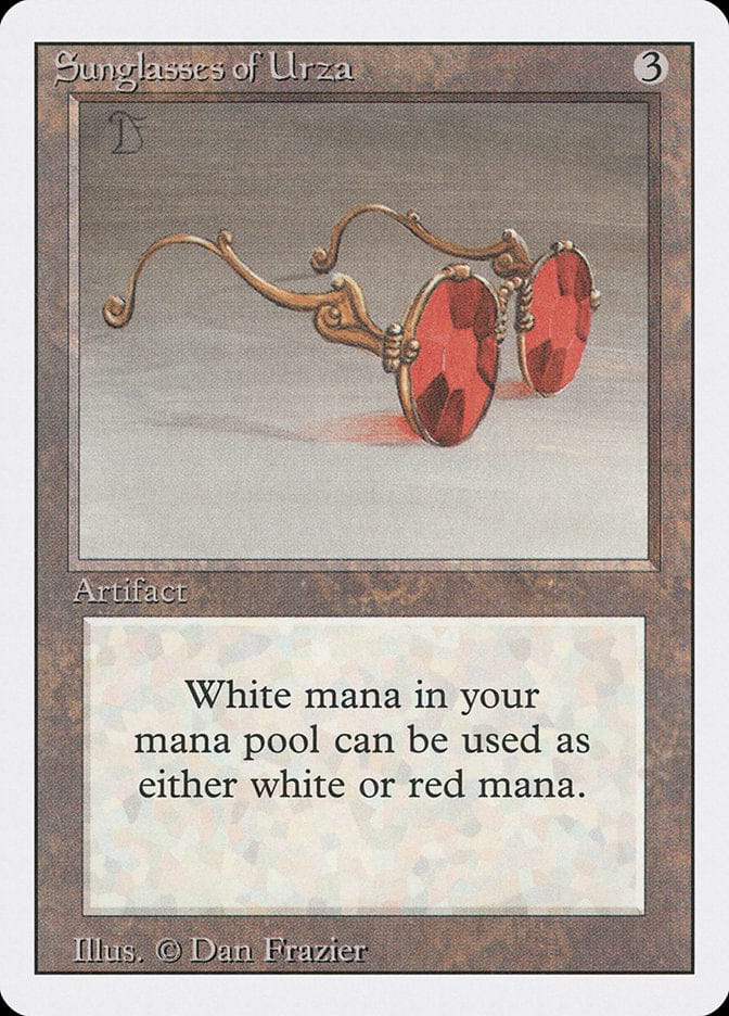 Sunglasses of Urza [Revised Edition] Magic: The Gathering