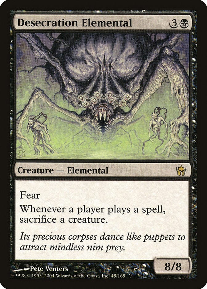 Desecration Elemental [Fifth Dawn] Magic: The Gathering