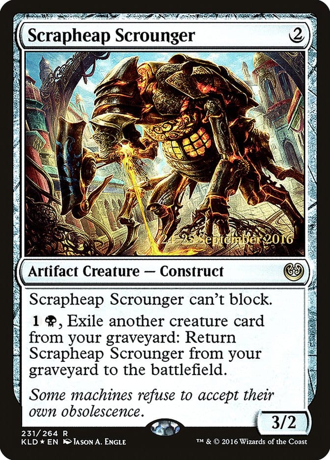 Scrapheap Scrounger [Kaladesh Prerelease Promos] Magic: The Gathering